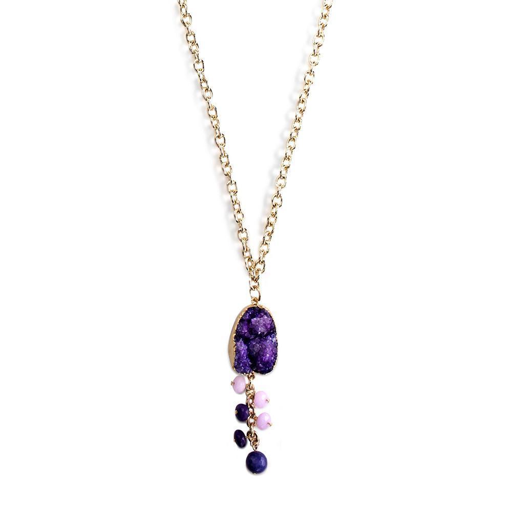 ClaudiaG - Vine Necklace - Plum -