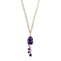 Thumbnail for ClaudiaG - Vine Necklace - Plum -