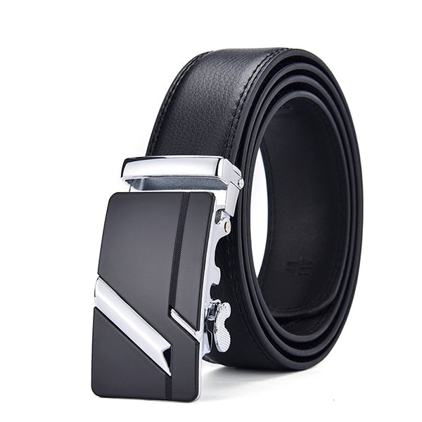 [DWTS] - Genuine Leather Belts for Men - Automatic Leather Belt - [15 DAY DELIVERY] - 10 BUCKLES / COLORS -