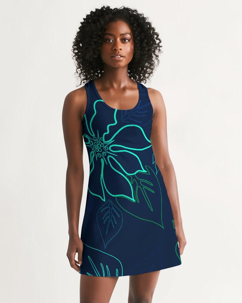 FYC - Women's Aloha Fun and Flirty Casual Racerback Dress - 1 COLOR -