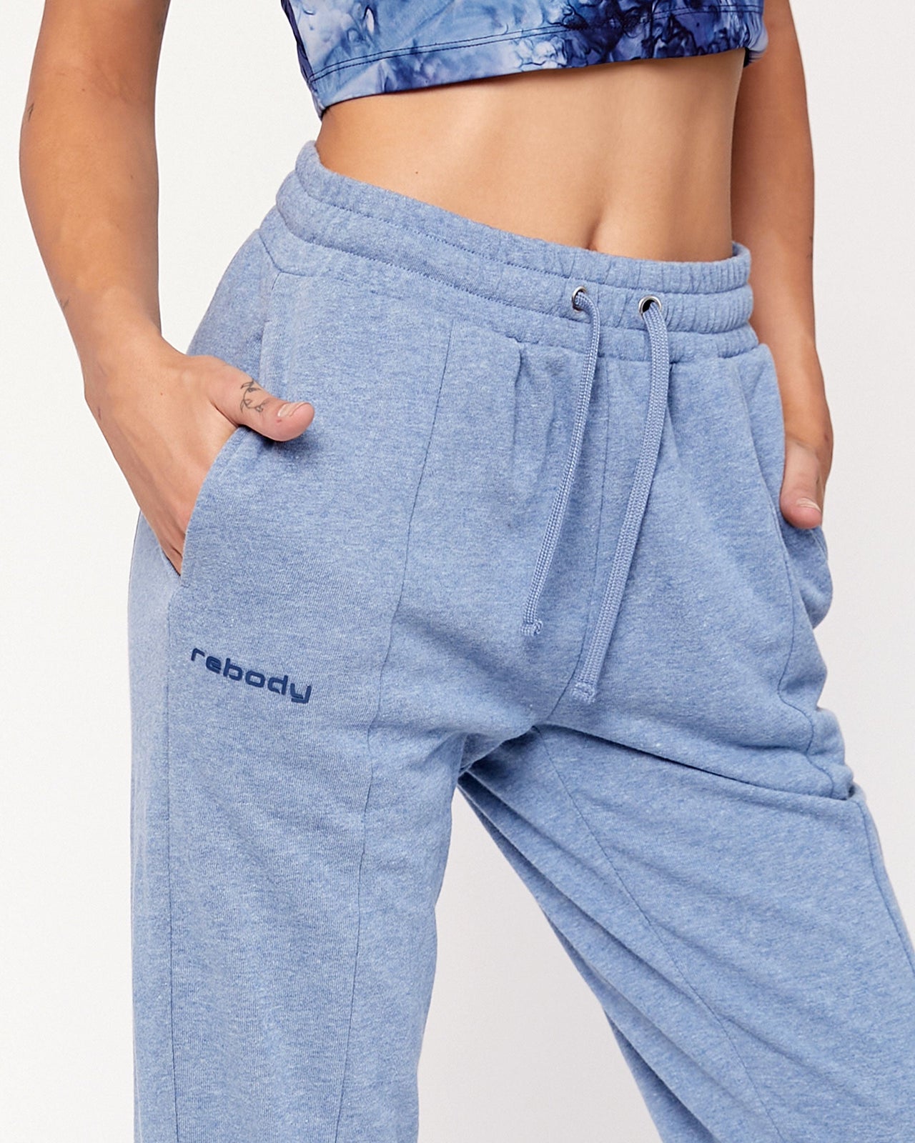 Rebody Pintuck French Terry Sweatpants *Sustainable - 2 COLORS -