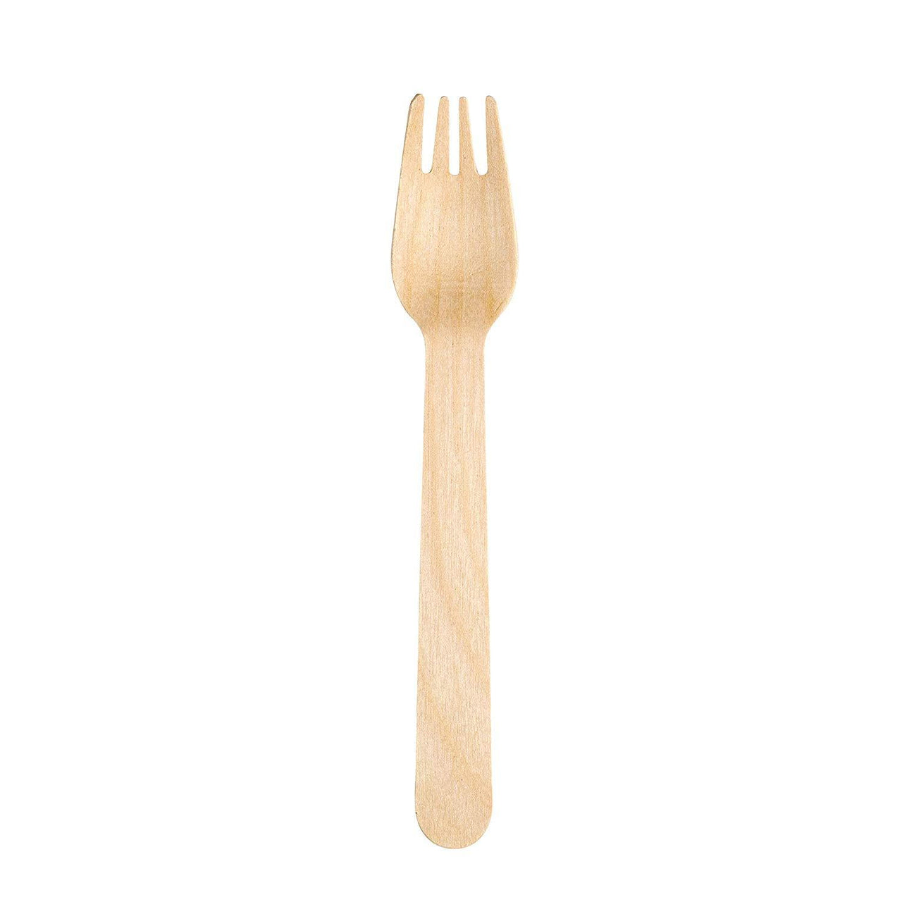 Wooden Disposable sporks - bio degradable - Made from birchwood -