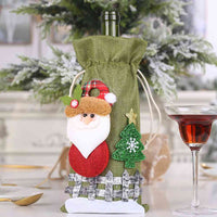 Thumbnail for Assorted 2-Piece Christmas Doll Wine Bottle Covers - BUY 1 GET ONE RANDOM PICK - [5-10 DAY DELIVERY] - 12.5