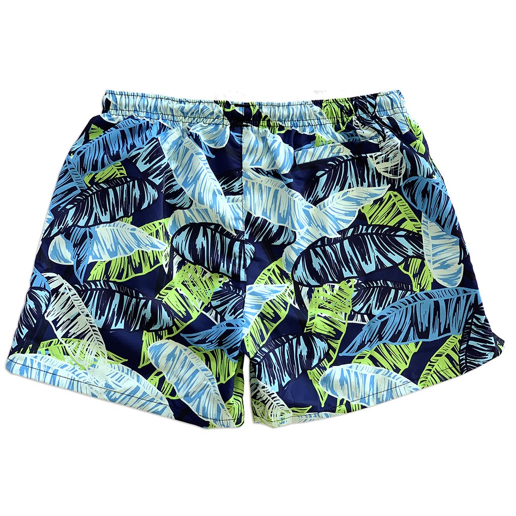 La Palma Eco-Beachwear Classic Botanical Sustainable Swim Trunks - 1 COLOR -