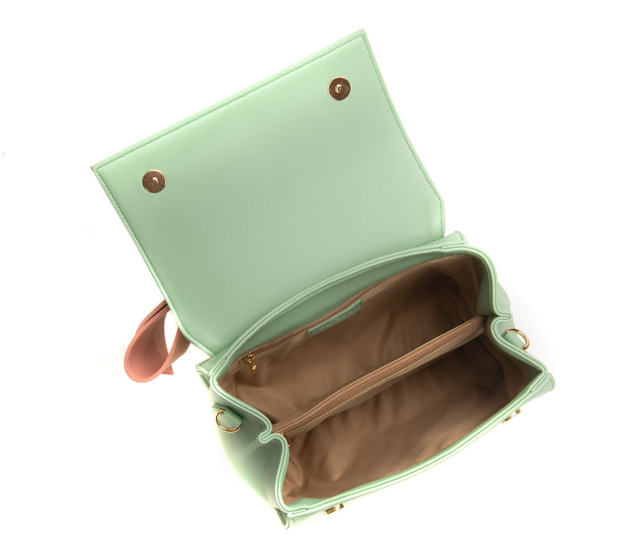 GUNAS NEW YORK - Cottontail - Mint & Light Pink Vegan Leather Bag - 1 COLOR -