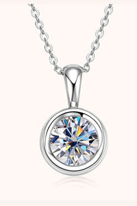 Thumbnail for 2 Carat Moissanite 925 Sterling Silver Necklace