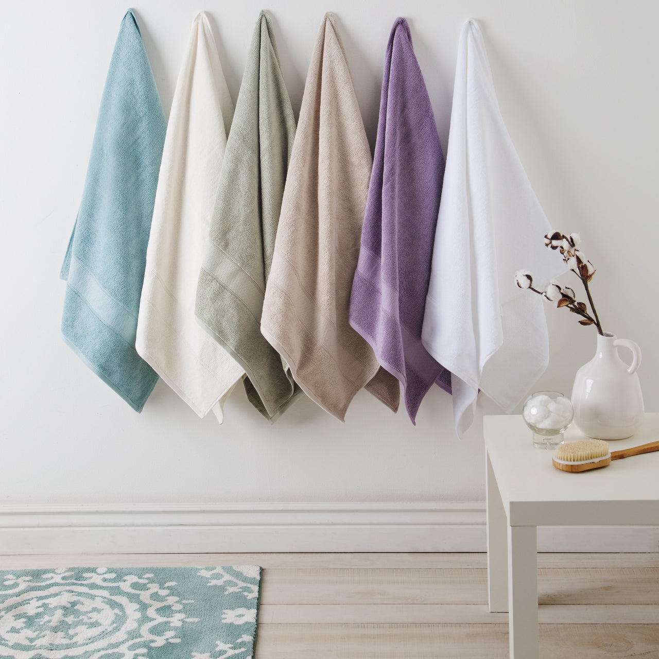 Mariabella Luxe Egyptian Cotton Towels - 6 COLORS - 2 SET SIZES -