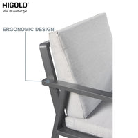 Thumbnail for HIGOLD - 6801 Nofi Outdoor Dining Chairs set - [11-13 DAY DELIVERY] - 2 PCS. -