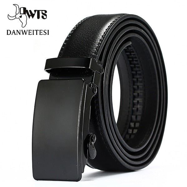 [DWTS] - Genuine Leather Belts for Men - Automatic Leather Belt - [15 DAY DELIVERY] - 10 BUCKLES / COLORS -