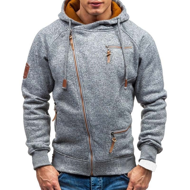 Casual Long Sleeve Mens Hoodie Sweatshirt -  [30 DAY DELIVERY]  - 3 COLORS -