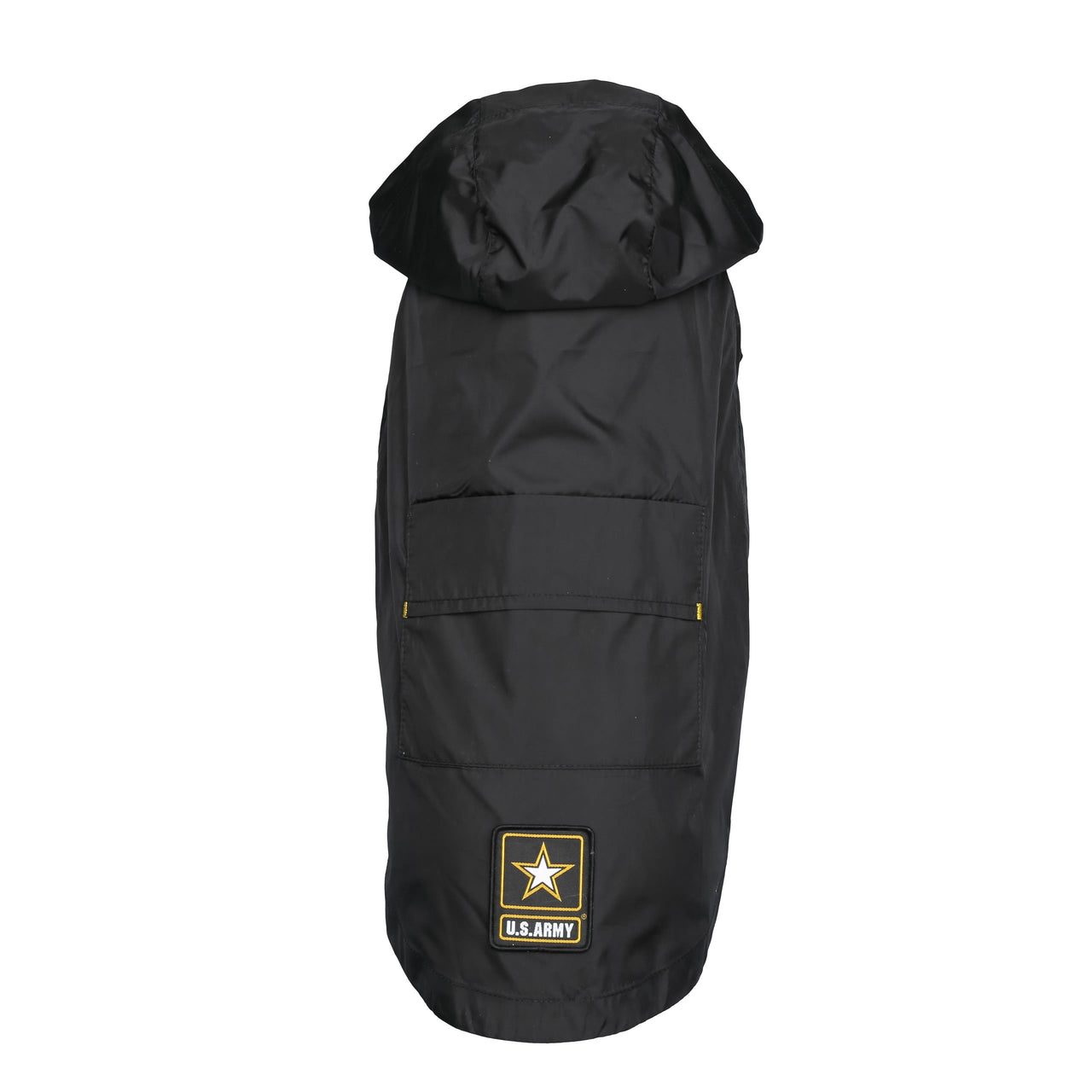 US Army Packable Dog Raincoat - Black - 5 SIZES -