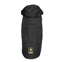 Thumbnail for US Army Packable Dog Raincoat - Black - 5 SIZES -