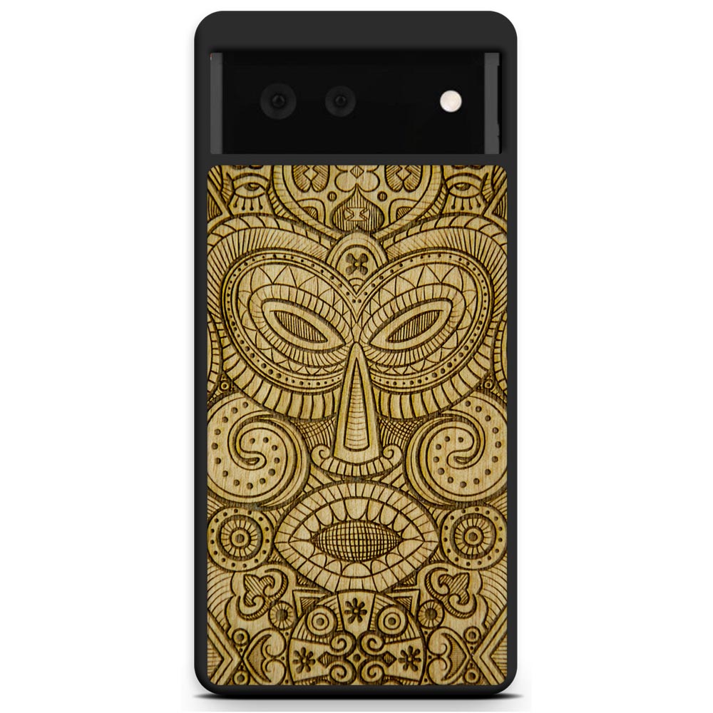 MMORE - Tribal Mask - Wooden phone case - FITS 56 PHONES - FIND YOURS! -