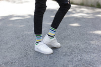 Thumbnail for Men's Ash Stripe Socks - 1 COLOR -