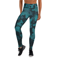 Thumbnail for FYC - Women's All Day Comfort Yoga Night Camo Full Length Leggings - 1 COLOR -