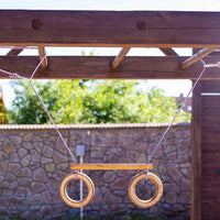 Thumbnail for Trapeze Swing Bar With Rings