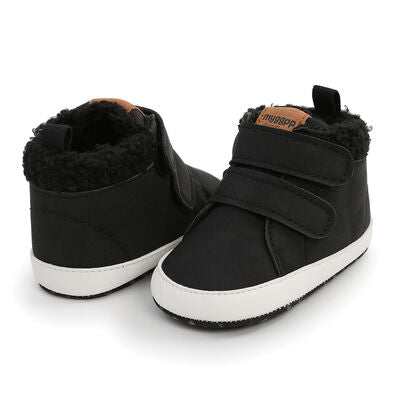 Fuzzy Velcro Kid Sneakers - T - 4 COLORS -