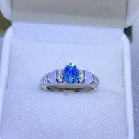 Thumbnail for 1 Carat Moissanite 925 Sterling Silver Ring