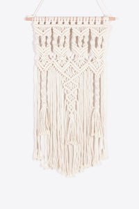 Thumbnail for Macrame Bohemian Hand Woven Fringe Wall Hanging - 27.5