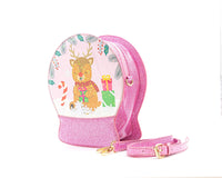 Thumbnail for Snowglobe Handbag - Reindeer Cheer -