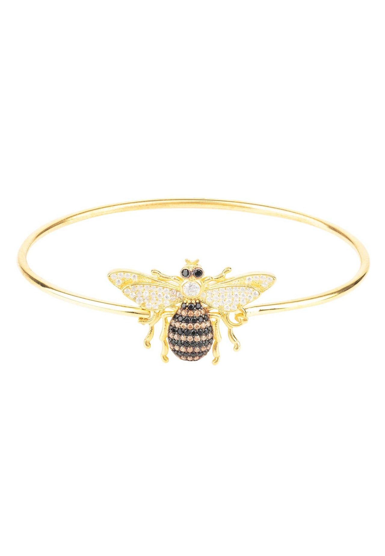 LATELITA - Honey Bee Bangle Bracelet Gold -