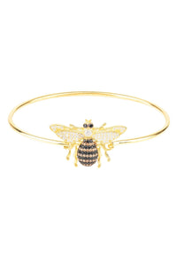 Thumbnail for LATELITA - Honey Bee Bangle Bracelet Gold -