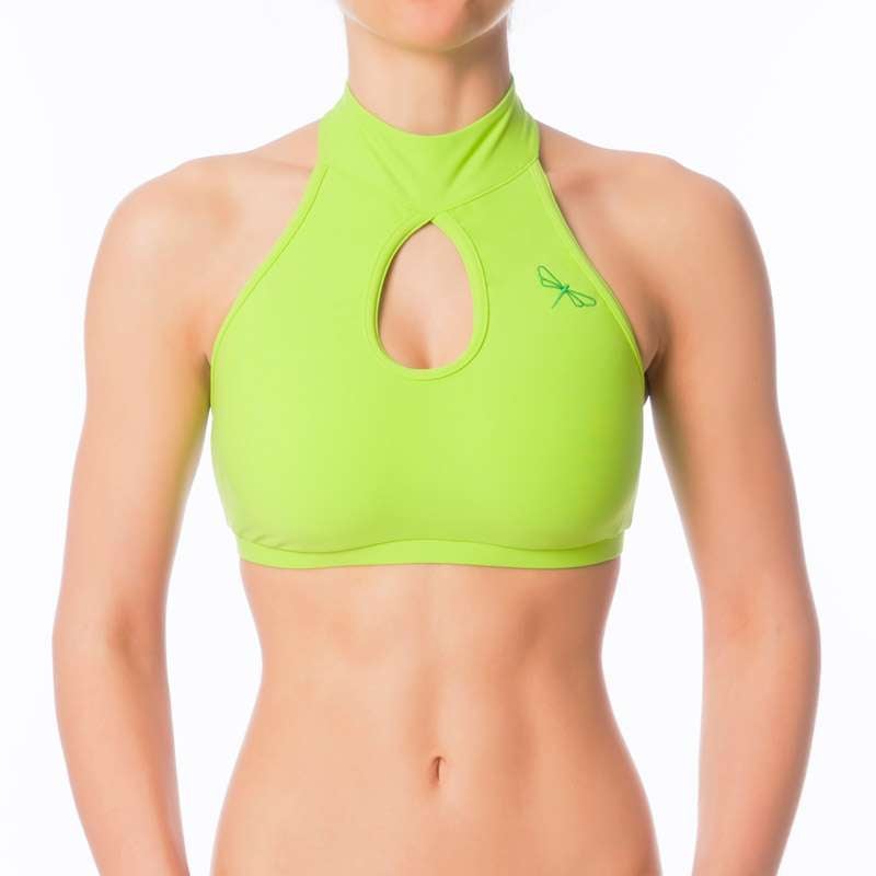 Dragonfly - High Neck Sports Bra Terri - 10 COLORS -