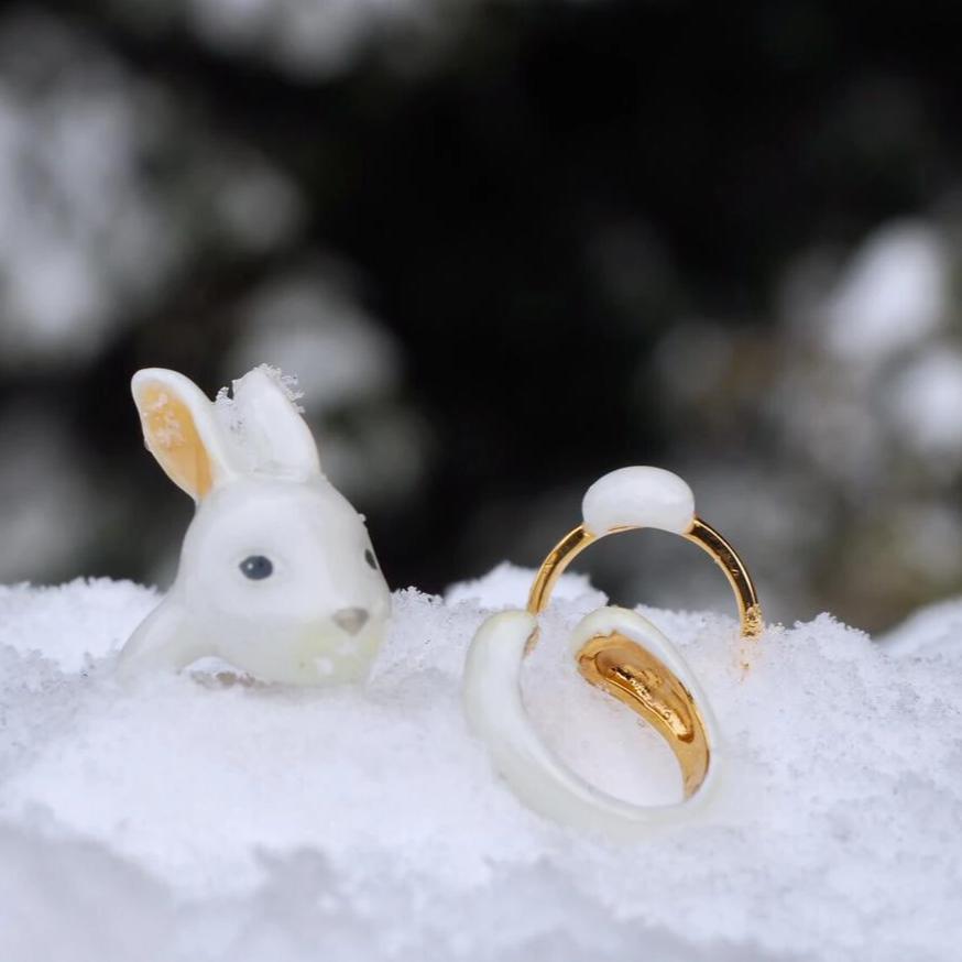 Mary Lou Store - ADJUSTABLE Rabbit Ring - 3 PCS. -