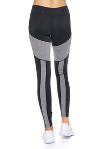 Thumbnail for Mid-Rise Calypso Mesh Full Length Leggings - 2 COLORS -