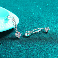 Thumbnail for 2 Carat Moissanite 925 Sterling Silver Earrings