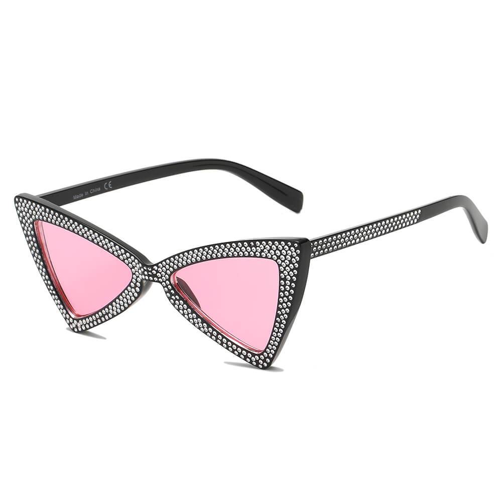 Canberra | S1078 - Women Retro Vintage Extreme Cat Eye Sunglasses - 4 COLORS -