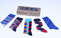 Thumbnail for Men's Stylish Mix Set Socks - 5 PACK -