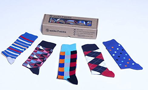 Men's Stylish Mix Set Socks - 5 PACK -