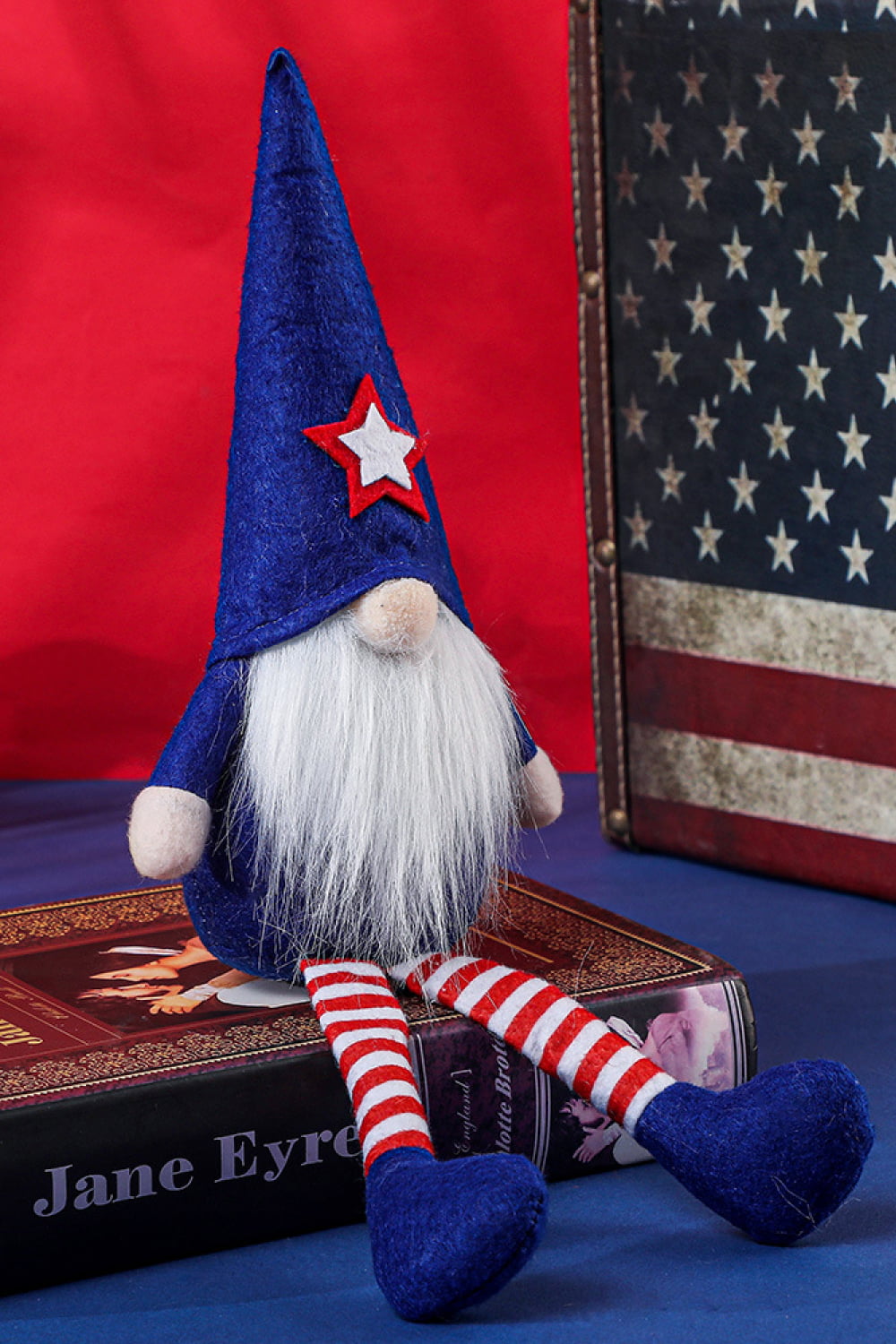 Set of 3 Independence Day Pointed Hat Gnomes - 10.6" - 3 PCS - 3 TYPES / SET - [5-10 DAY DELIVERY] - T -