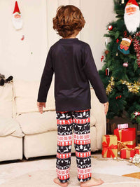 Thumbnail for KIDS MERRY CHRISTMAS Graphic Top and Pants Set - T -