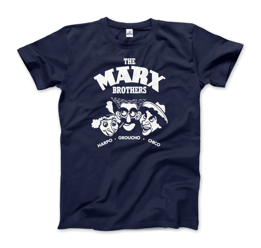 The Marx Brothers, Harpo, Groucho and Chico T-Shirt - 5 COLORS -