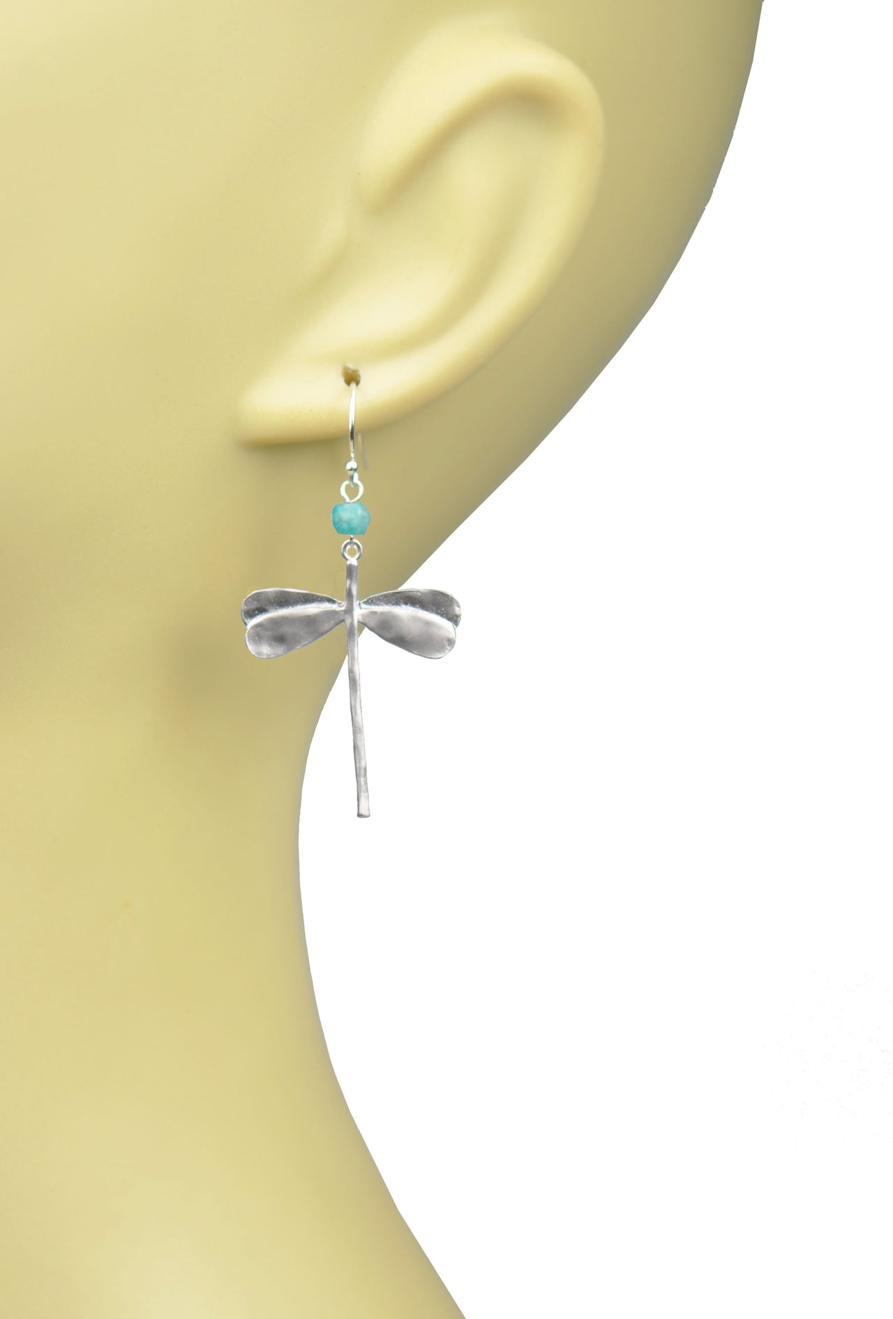 Gena Myint - Dragonfly Amazonite Earrings -