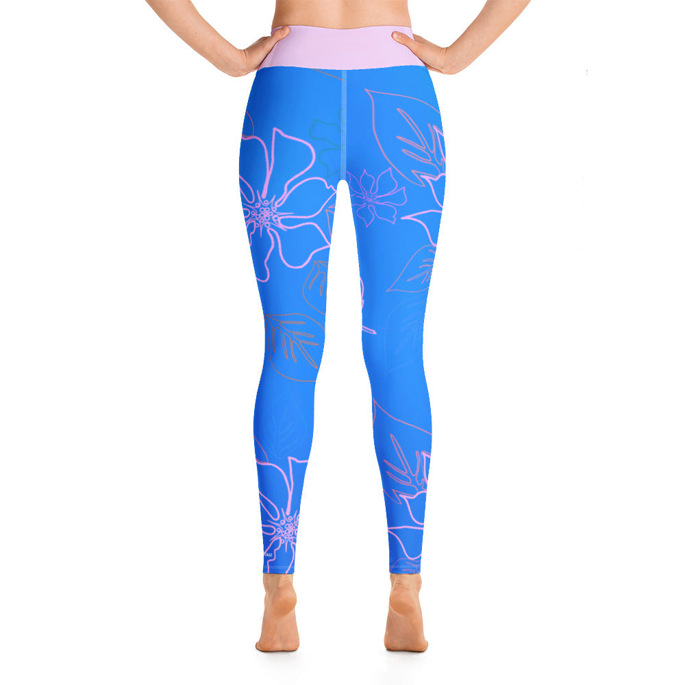 FYC - Women's All Day Comfort Yoga Aloha Full Length Leggings - 1 COLOR -