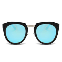 Thumbnail for Ferndale | CA12 - Mirrored Polarized Lens Oversize Cat Eye Sunglasses - 6 COLORS -