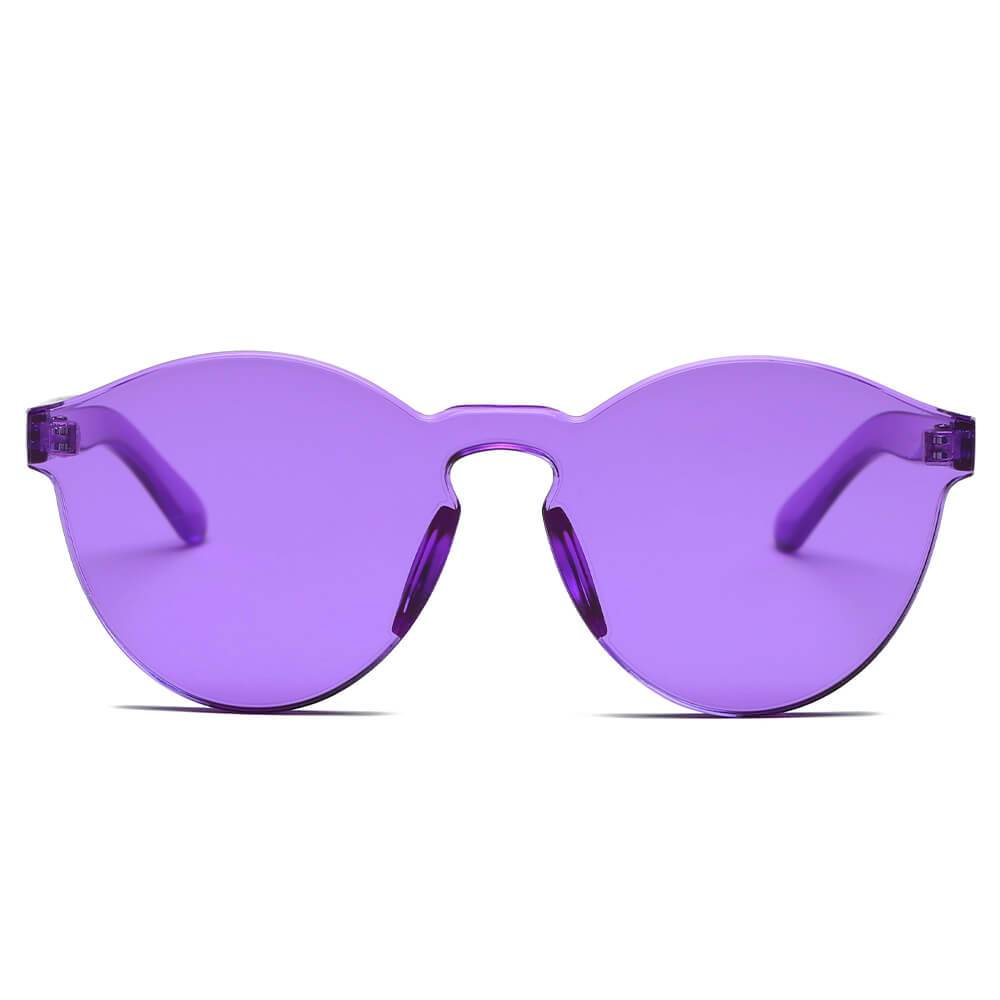 Fargo | S2005 - Hipster Translucent Unisex Monochromatic Candy Colorful Lenses Sunglasses - 9 COLORS -