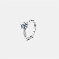 Thumbnail for 1 Carat Moissanite 925 Sterling Silver Ring