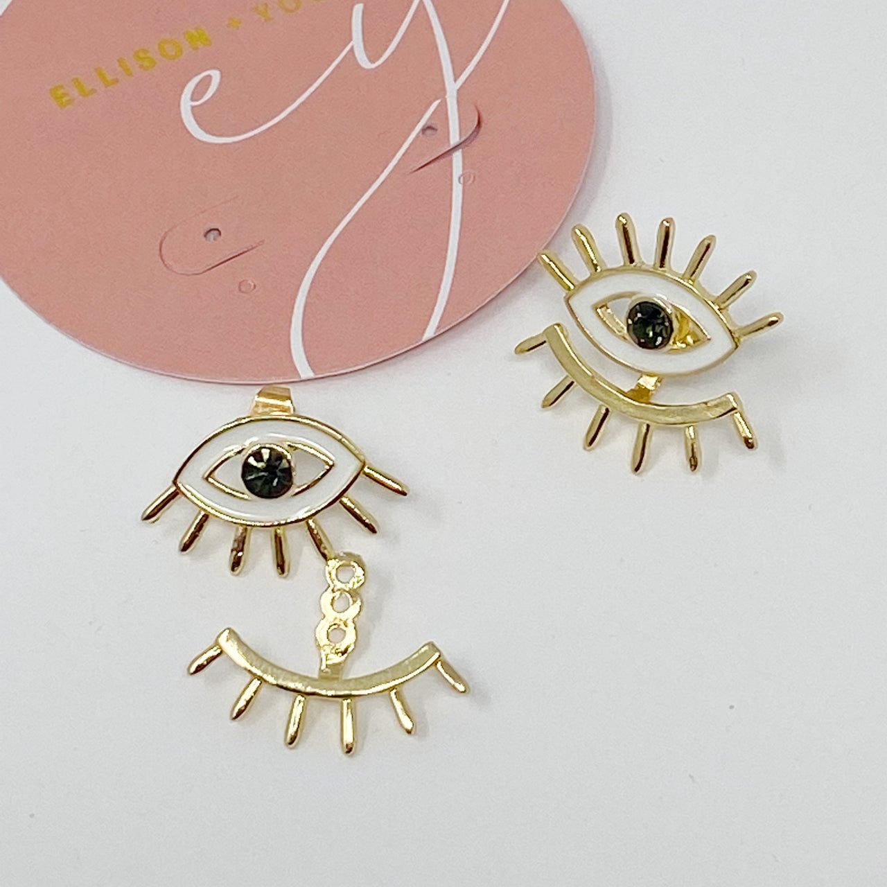 Guardian Eye Double Sided Earrings -