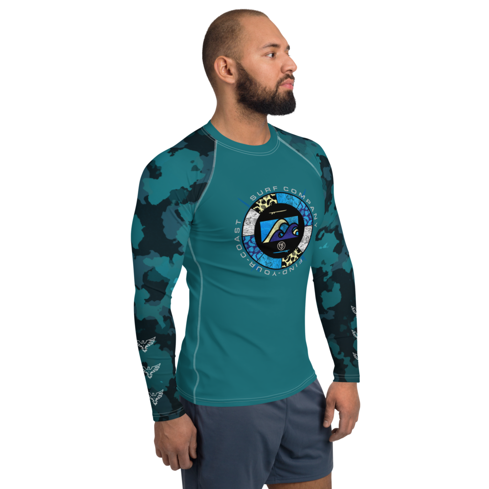 FYC - Men's FYC Aqua Season Performance Rash Guard UPF 40 - 1 COLOR -