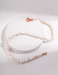 Thumbnail for Classic Freshwater Nugget Pearl Necklace