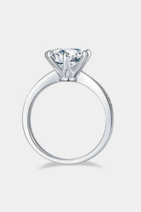 Thumbnail for 3 Carat Moissanite Side Stone Ring