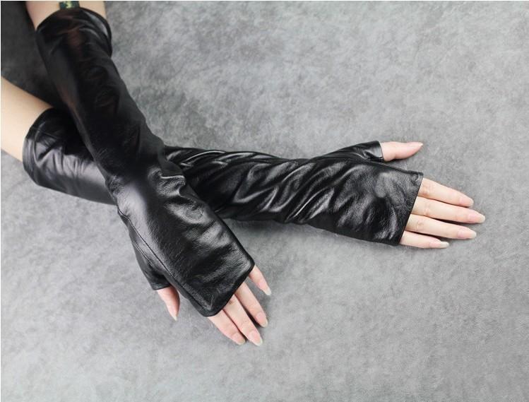 Zuriel Fingerless Gloves - Vegan Leather - 1 COLOR -