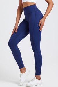 Thumbnail for High Waist Active Leggings - T - 7 COLORS -