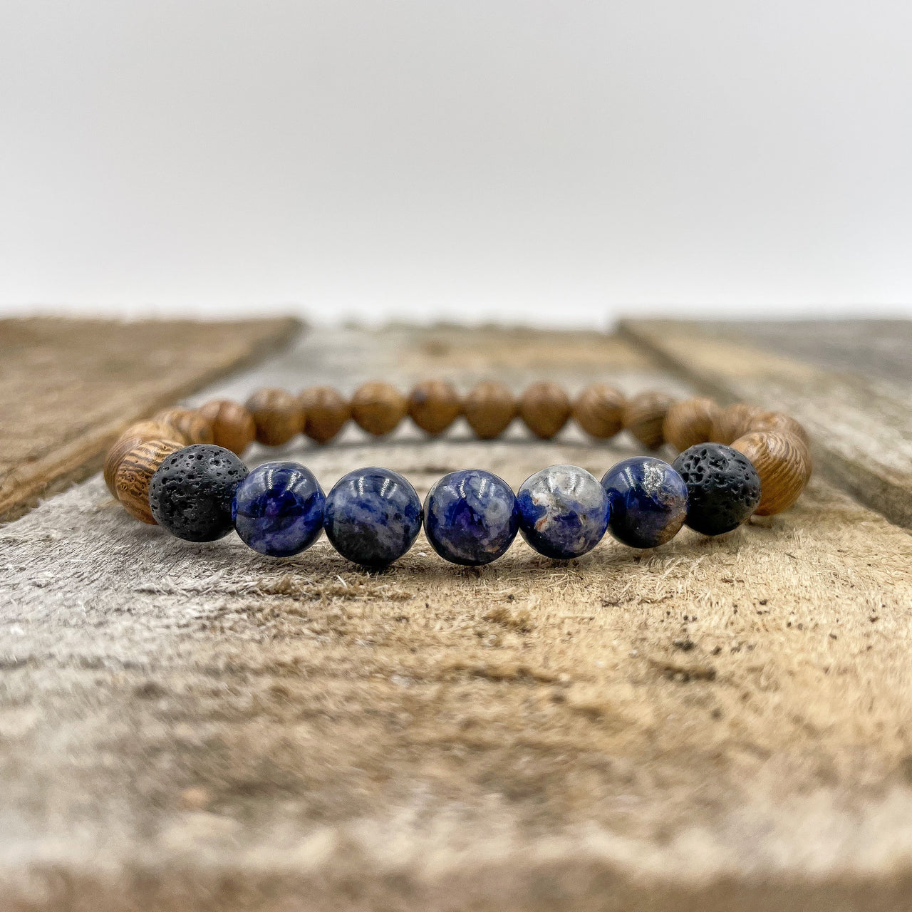 Kingston - Blue Sodalite & Zebrawood -