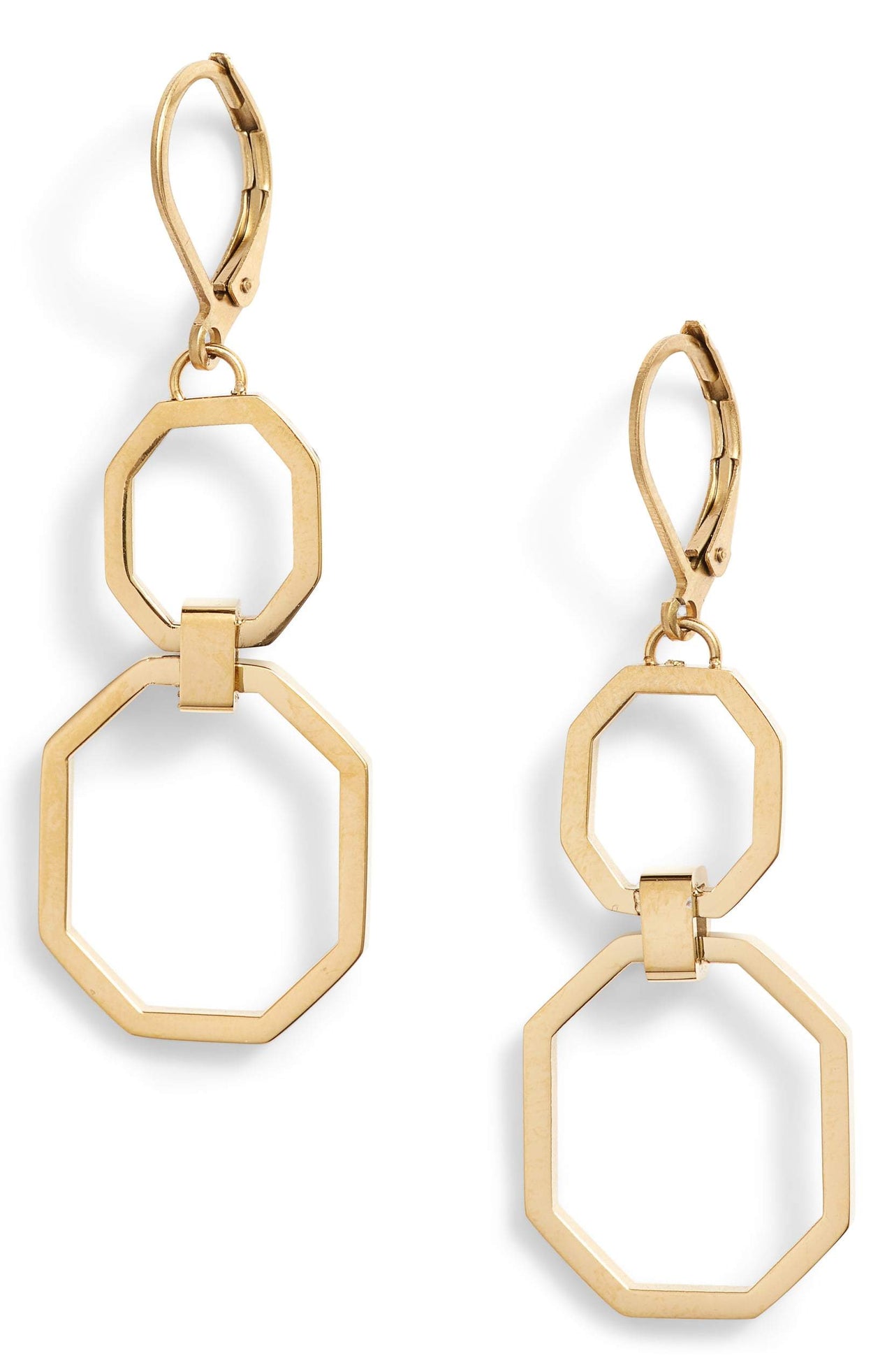 Knotty - Drop Double Link Earrings -