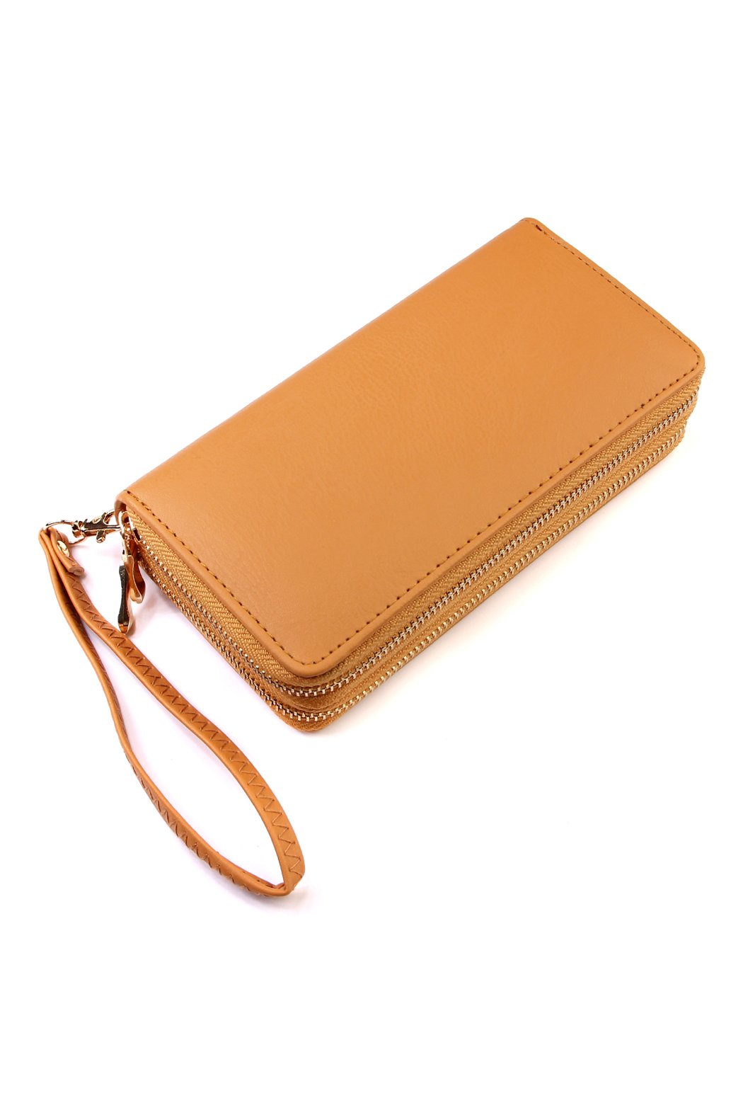 Double Zip Around Wallet - 13 COLORS -